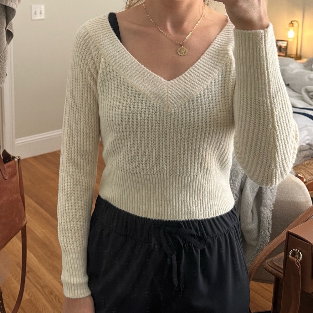 Fall Cropped Sweater - image 2